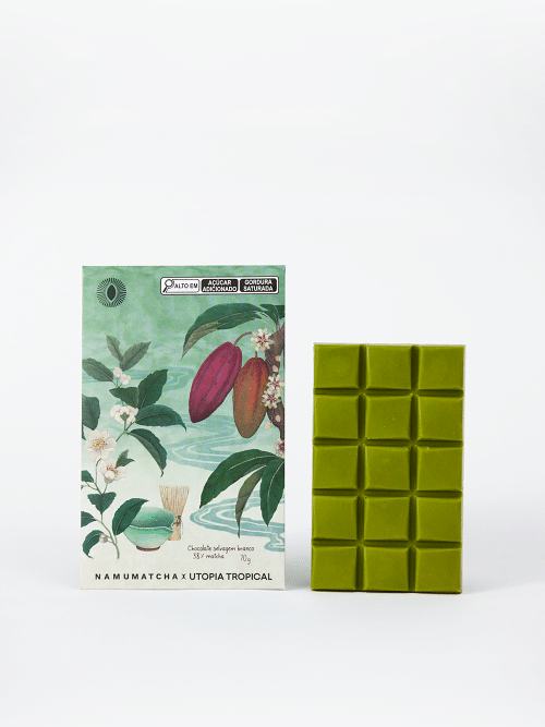 Chocolate branco com matcha Utopia Tropical